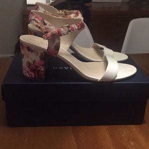 Cole Haan snakeskin sandals